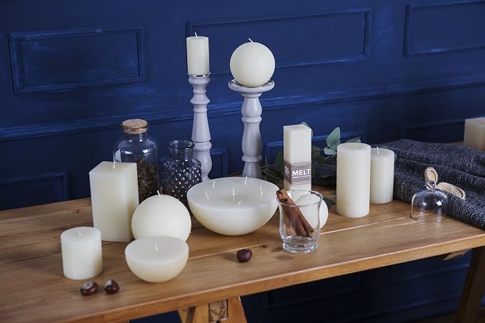 Melt Candle Pillar Candles, 3 Pack - Image 4