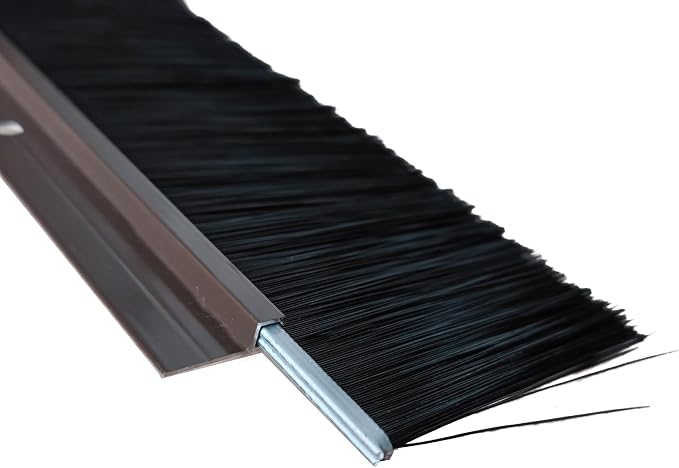 1 Set Garage Door Brush Seal, roll up door brush seal kit, by HOME