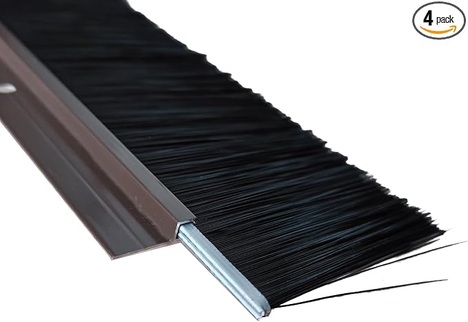 4 Sets Garage Door Brush Seal, roll up door brush seal kit, by HOME
