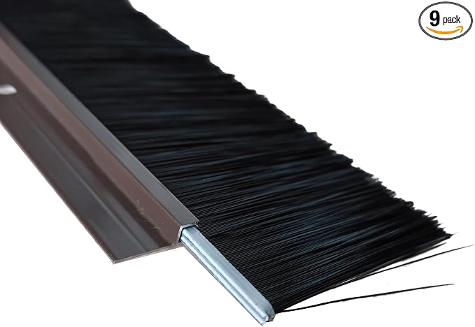 9 Sets Retsun Garage Door Brush Seal, roll up door brush seal kit, by HOME