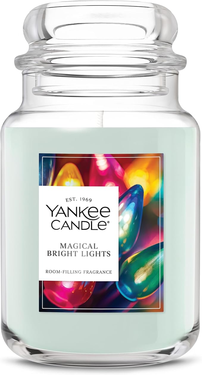 Yankee Candle Magical Bright Lights, Christmas Scented Candle, 22oz Large Jar by Unknown