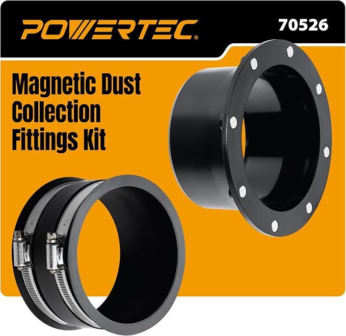 POWERTEC 70526 4" Magnetic Connector by POWERTEC