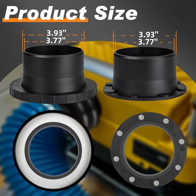 4" Magnetic Dust Collection Fittings - Image 2