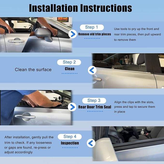 Weatherstrip Window Moulding Trim Seal Belt - Image 7