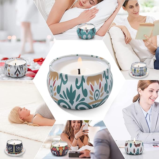 Scented Candles Gift Set, 10 Pack Soy Wax Aromatherapy Candles | 250-Hour Total - Image 6