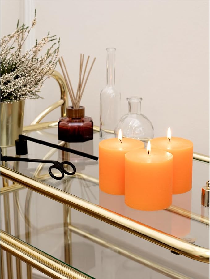3x3 Pillar Candles Set of 3 - Image 6