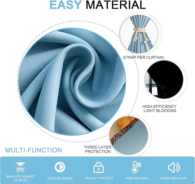 Self Adhesive Curtains, No Drilling Rodless Design - Image 5