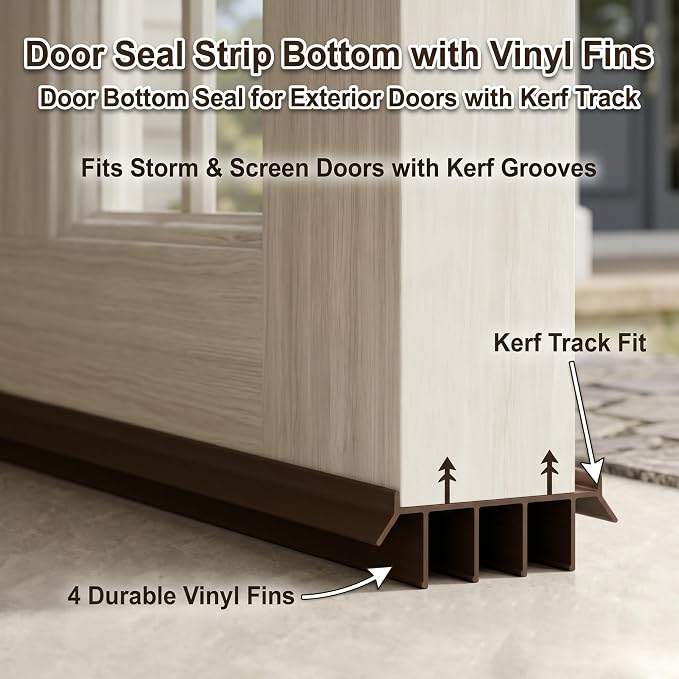 2PCS 36In Door Bottom Seal Strip - Image 7