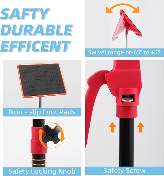 Steel Cabinet Jacks for Installing Cabinets, Adjustable 3rd Hand Quick Support - Image 4