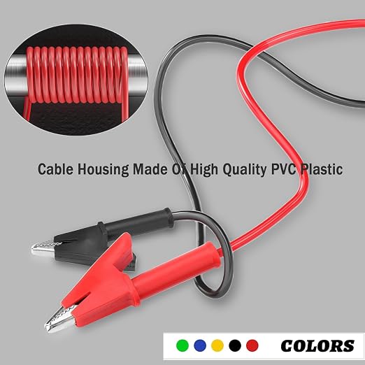 Alligator Clip to Alligator Clip Silicone Jumper Wire | Alligator Clip - Image 3