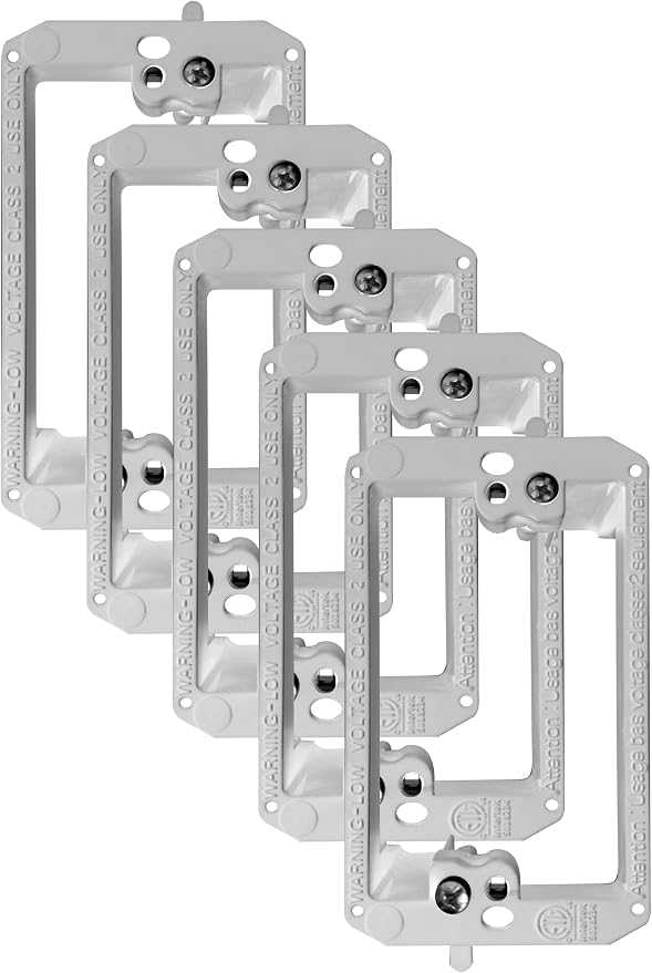 BestMounts Low Voltage Mounting Bracket 1 Gang, 5 Pack - Image 5