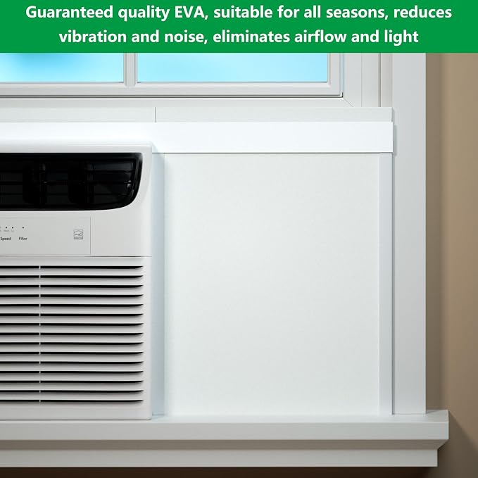 Full Surround Window AC Insulated Foam Panels, AC Window Seal w/4 Pressure - Image 2
