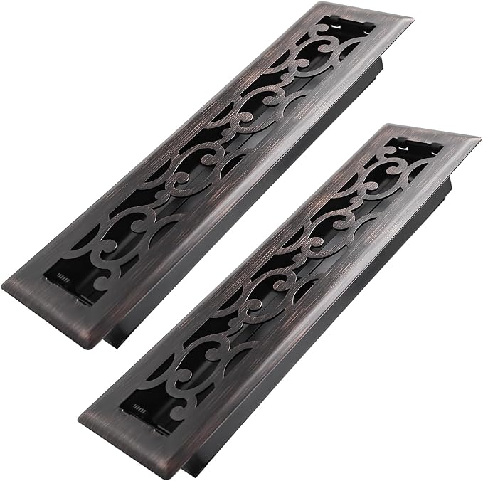 Howeall 2x12 Inches 2 Pack Heavy Duty Walkable Floor Register by Howeall
