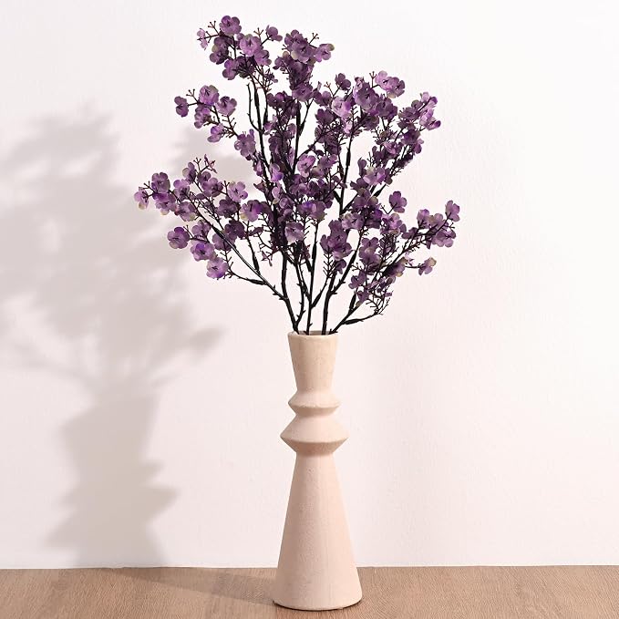 10 Pcs Fake Flowers, Babys Breath Artificial Flowers, Lavender Purple | Real - Image 6