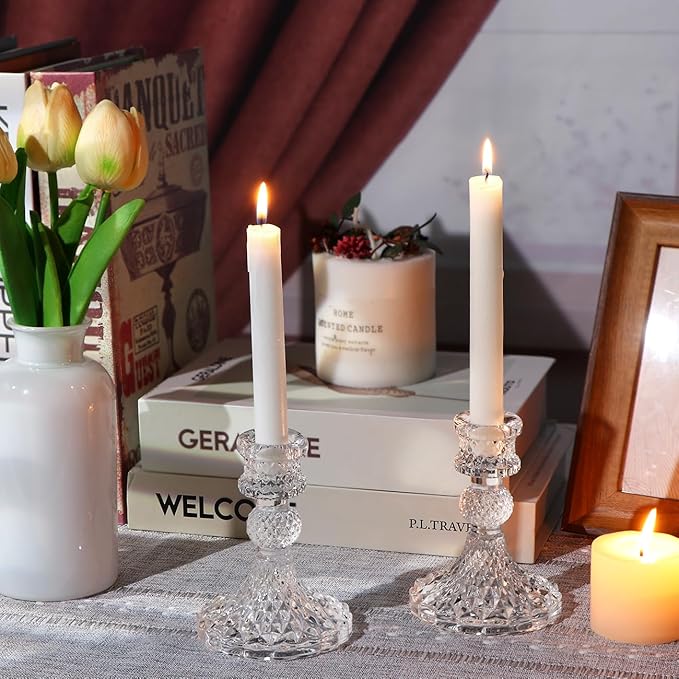 Candlestick Holders Set, Spring Party, Romantic Dinner, Festival & Windowsill - Image 4