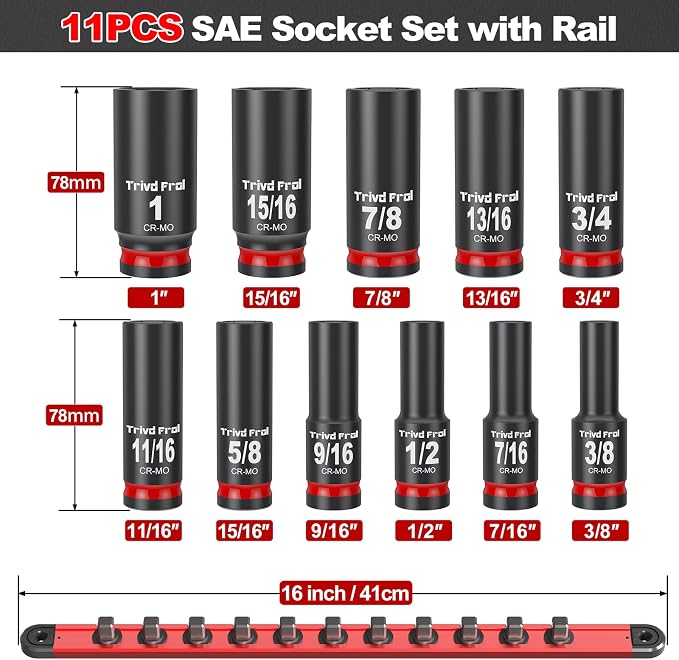 Deep Impact Socket Set 1/2" Drive - Image 2
