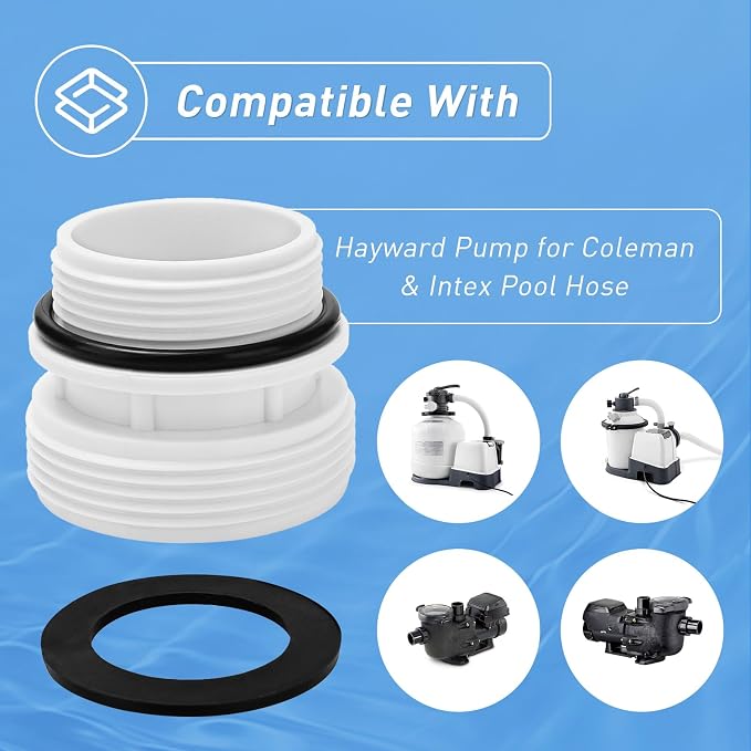 4560 40mm to 1 1/2 Inch Conversion Kit Pool Hose Adapter Conversion | Compatible - Image 3