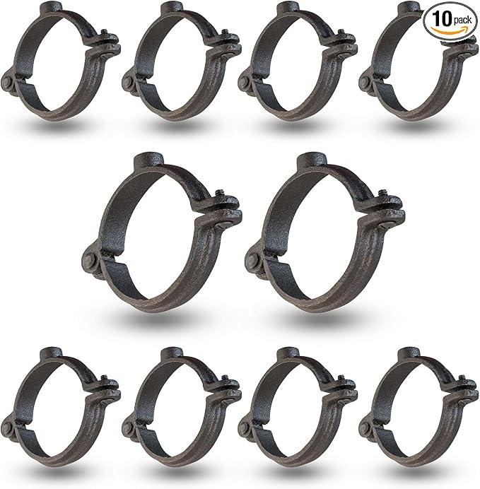 HIGHCRAFT HINGB-12-10 Industrial Decor Hinged Split Ring Pipe Hanger 1/2 in. by Highcraft