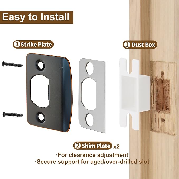 Standard Door Strike Plates - Image 2