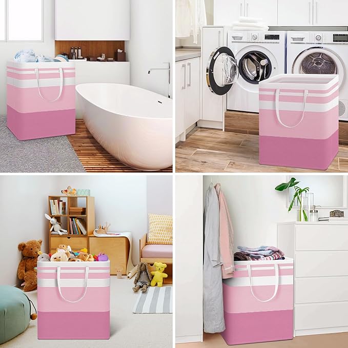 HomeHacks 2 Pack Large Laundry Baskets, Laundry Hampers Bags | Waterproof - Image 6