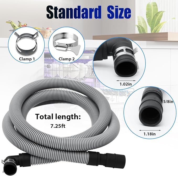 DD97-00403E Dishwasher Drain Hose - Image 2