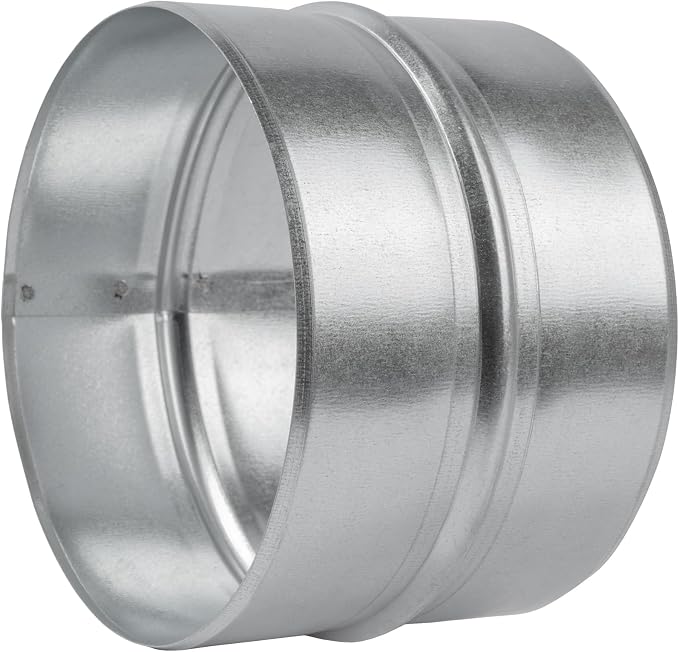 Vent Systems 6'' Inch Galvanized Steel Duct Connector - Image 6