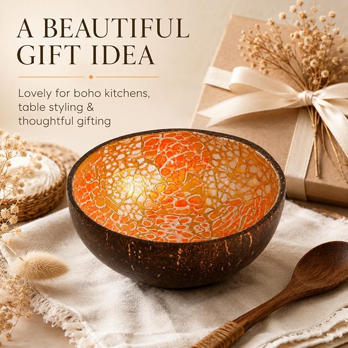 Natural Coconut Bowl Key Decorative - Image 5