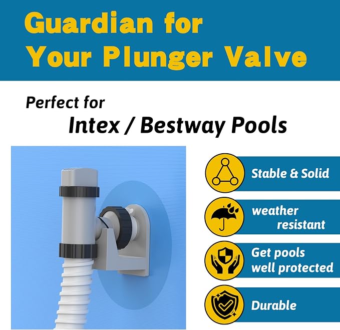 2Pcs Swimming Pool Pipe Holders, Above Ground Plunger Valves Bracket, Pool - Image 3