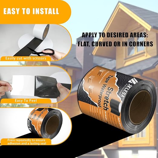 Stretch Tape for Windows & Doors, Weather Window Tape - Image 5
