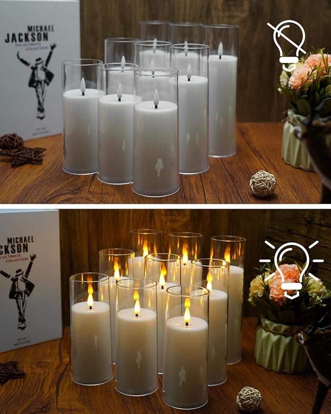 kakoya Flickering Flameless Candles Battery Operated - Image 3