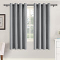 H.VERSAILTEX Soft Faux Linen Curtains 63 Inch Length 2 Panels by HVERSAILTEX