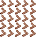 1/2" Drip Irrigation Barbed Elbow Fitting, 25 Pack Drip Irrigation Elbow Parts by Unknown