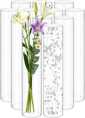 12Pack Glass Cylinder Vases for Centerpieces by Yemosa