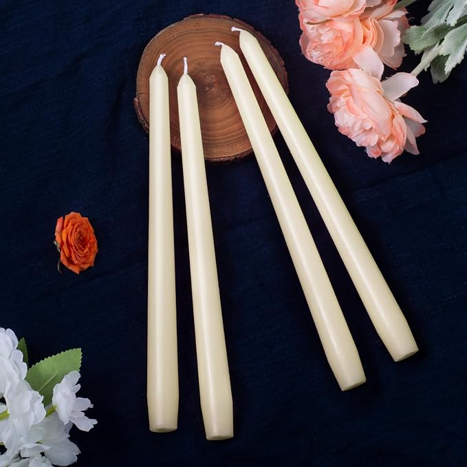 Everymoment Ivory Taper Candles - Image 3