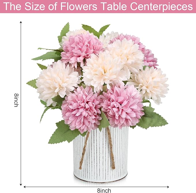 6 Set Pre-Made Flower Table Centerpieces - Image 2