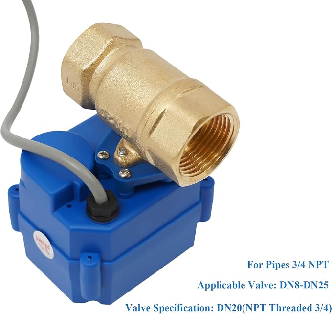 Water Leak Detector with Shutoff Valve, Sensors and Sounds Alarm, Automatic - Image 4