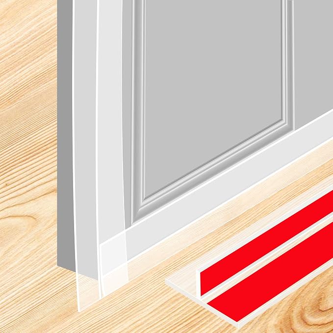 ToLanbbt T-Shaped Door Draft Stopper 1.37 in x 20 FT Silicone Weather Stripping by ToLanbbt