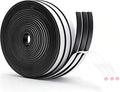 Black Foam Weather Stripping 1/4 Inch W x 1/8 Inch T, Single Sided Foam Tape by Unknown