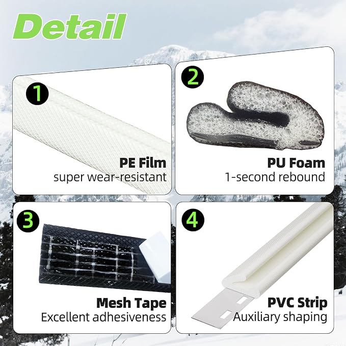 Weather Stripping Door Seal Strip - Image 3