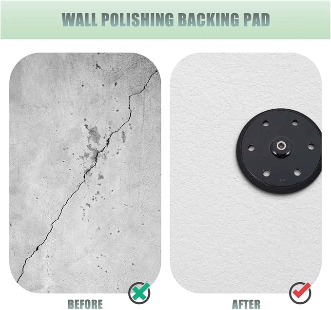 ZVHZQEMMT 215 mm Self-Adhesive Sanding Disc Wall Polishing Backing Plate - Image 5