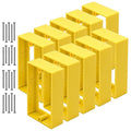 Single Gang Outlet Box Extender Yellow 10-Pack | ABS extender by YQSIYU