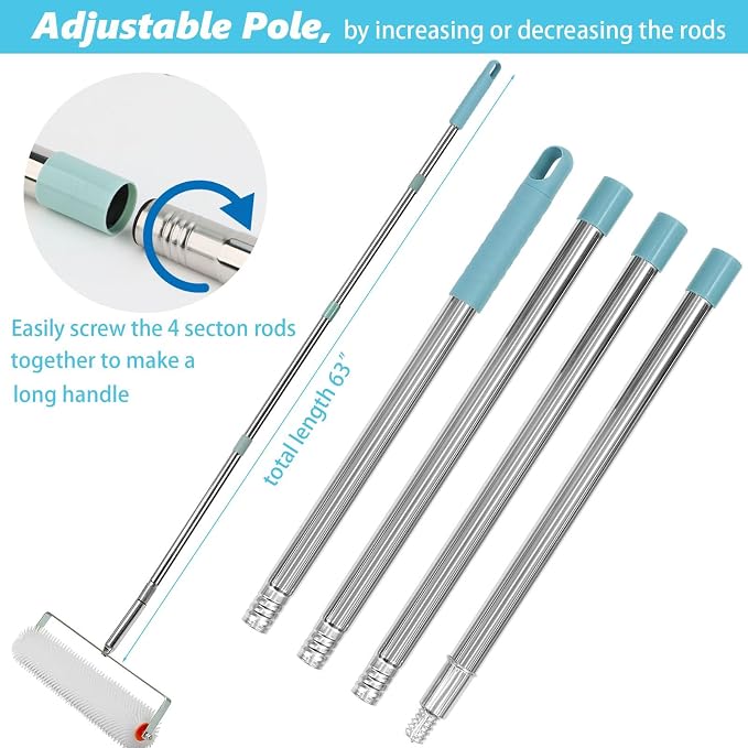 Self Leveling Tools Kit 10 inch Spiked Roller - Image 5