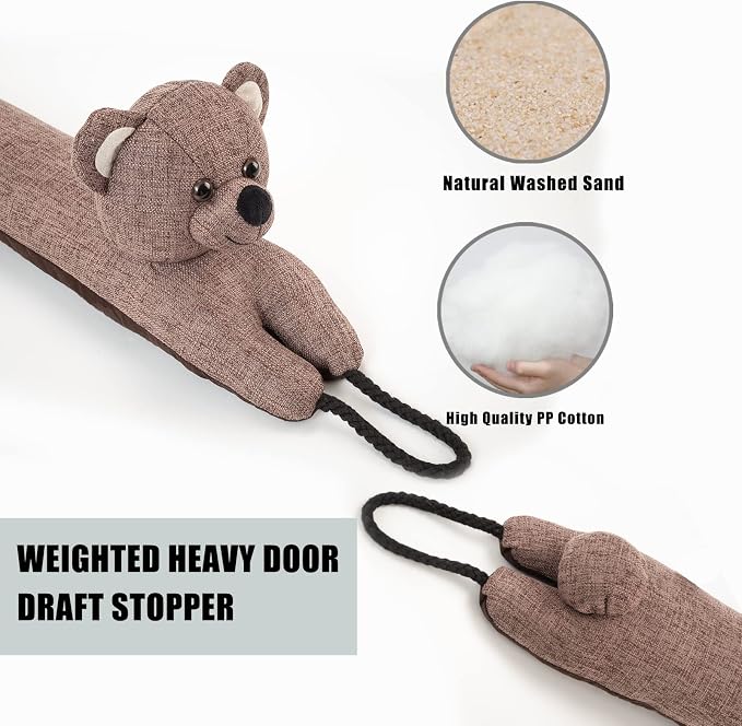 Under Door Draft Stopper Decorative Wind Stopper 30 inch - Image 4