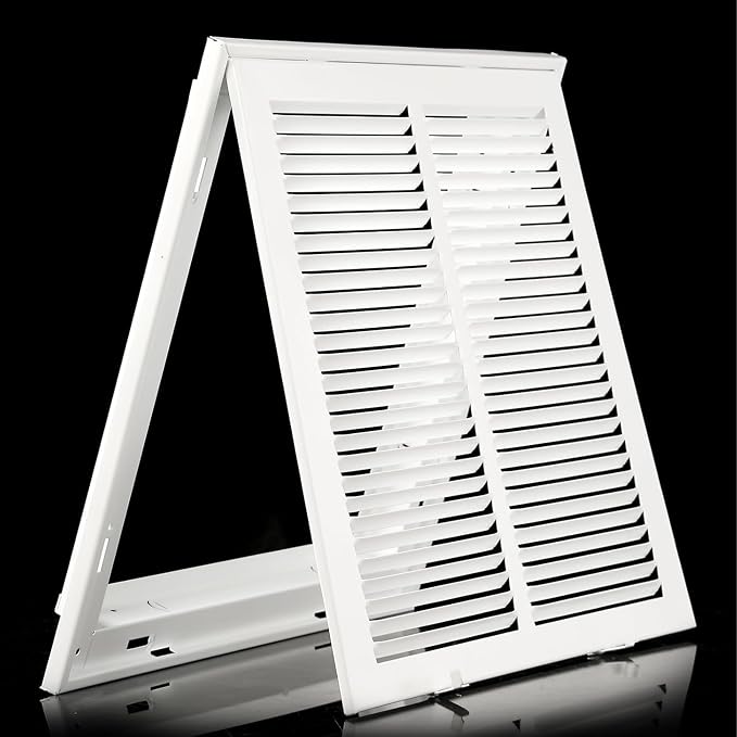 Fits 12x12 Duct Opening | Steel Return Air Grille, Air Return Vent Cover - Image 4