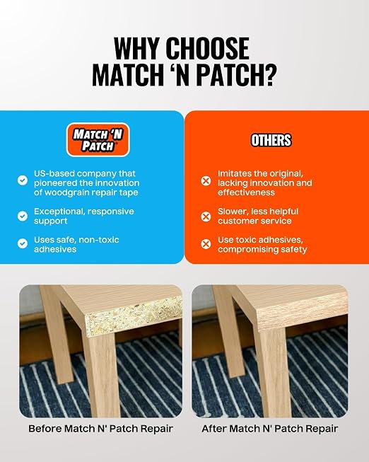 MATCH 'N PATCH Wood Grain Repair Tape - Image 6