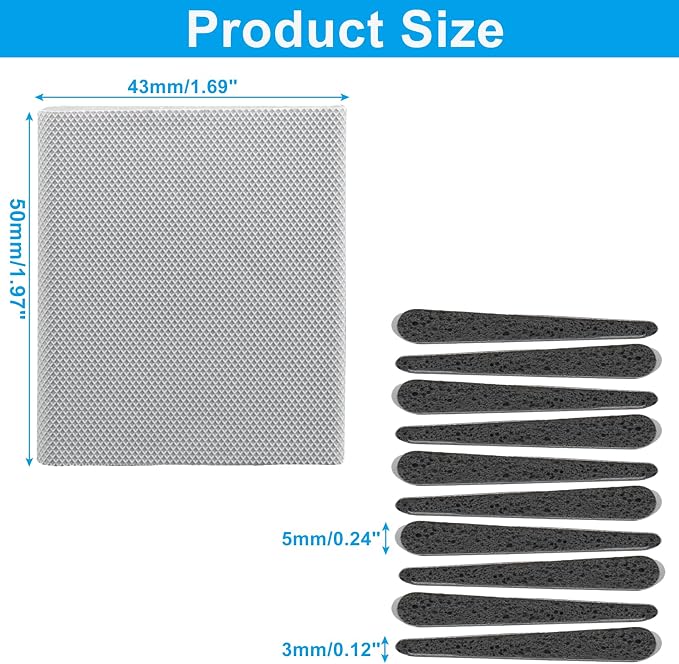 Door Corner Seals, Self-Adhesive Wedge Draft Stoppers, Foam Pads, Weather - Image 3