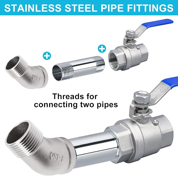 1PCS 45 Degree Elbow Fittings, Connector Coupler Apply to - Image 7