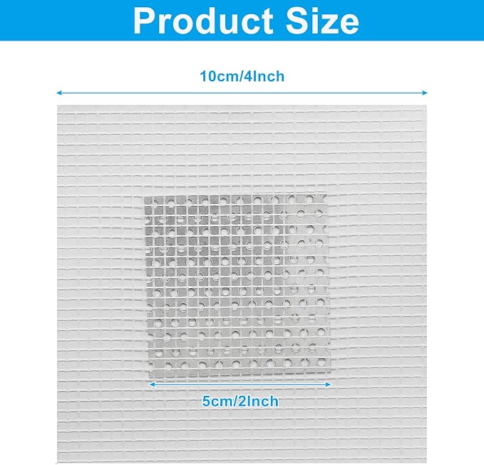 Waziaqoc 2 Inch Drywall Patch, 8 Pack, Aluminum Repair Kit | Heavy Duty - Image 2
