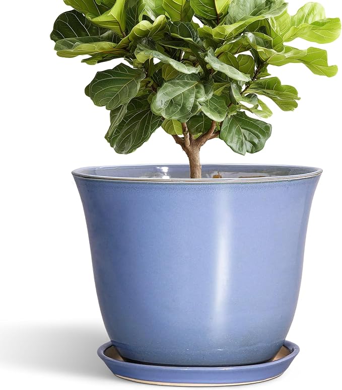 12 Inch Pots for Plants, Ceramic Planter by SUNPOTFOR