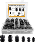 Cable Gland Waterproof, LISTENJIALE 50 pcs Adjustable 3-16mm Waterproof Cable by LISTENJIALE